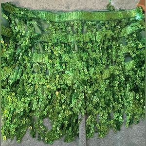 Cute green hula skirt